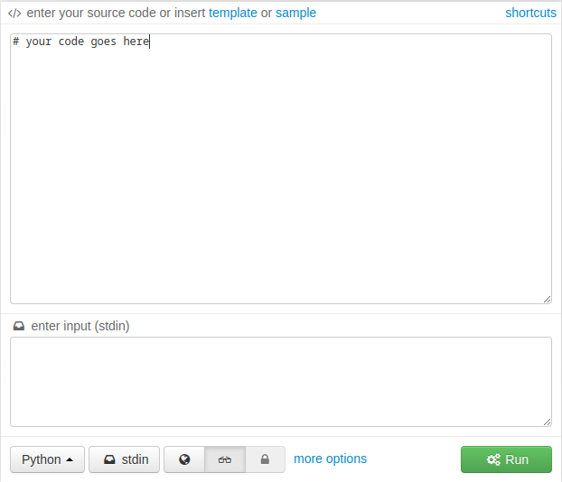 Code editor